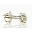Round Diamond Stud Earrings 0.81 TCW D SI2 14K White Gold
