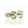 Round Diamond Stud Earrings 0.81 TCW D SI2 14K White Gold