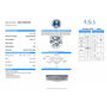 Diamond Solitaire Stud Earrings Round 14K White Gold 0.97 TCW