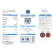 Diamond Solitaire Stud Earrings Round 14K White Gold 0.97 TCW