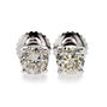 Round Diamond Stud Earrings 0.91 Carat G/H VS1/2 