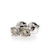 Round Diamond Stud Earrings 0.91 Carat G/H VS1/2 
