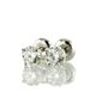 Diamond Stud Earrings Round Cut E VVS2/VS1 Lab Created 14K White Gold 1.30 TCW