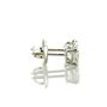 Diamond Stud Earrings Round Cut E VVS2/VS1 Lab Created 14K White Gold 1.30 TCW