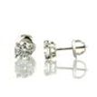 Diamond Stud Earrings Round Cut E VVS2/VS1 Lab Created 14K White Gold 1.30 TCW