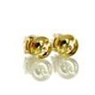 Diamond Stud Earrings Round E/F VVS2 Lab Grown 14K Yellow Gold 1.40 TCW IGI Certified