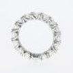Diamond Eternity Ring Round 14K White Gold 3.90 TCW D/VS2