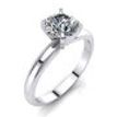 2 Carat Diamond Solitaire Engagement Ring Round Cut H/SI1