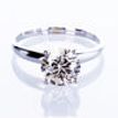 2 Carat Diamond Solitaire Engagement Ring Round Cut H/SI1