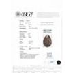 Pear Shape Diamond Matching Pair Natural Fancy Orange Color VS2 2.02 TCW