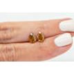 Pear Shape Diamond Matching Pair Natural Fancy Orange Color VS2 2.02 TCW
