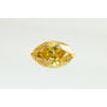 Marquise Cut  Diamond Fancy Intense Orange-Yellow 0.49 Carat VS2 GIA Certificate