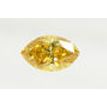 Marquise Cut  Diamond Fancy Intense Orange-Yellow 0.49 Carat VS2 GIA Certificate