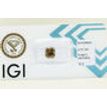Brown Cushion Diamond Solitaire Ring 14K White Gold SI2 IGI Certified 2.01 Carat