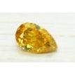 Pear Shape Diamond Fancy Brownish Orangy Yellow 0.53 Carat SI2 GIA Certificate