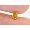 Pear Shape Diamond Fancy Brownish Orangy Yellow 0.53 Carat SI2 GIA Certificate