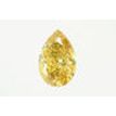 Pear Shape Diamond Natural Fancy Orange 0.53 Carat VS2