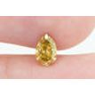 Pear Shape Diamond Natural Fancy Orange 0.53 Carat VS2