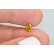 Oval Cut Diamond Fancy Orange Yellow Color 0.53 Carat VS1