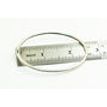 Diamond Bangle Bracelet Round Shape 14k White Gold F/VS1 0.45 TCW
