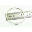 Diamond Bangle Bracelet Round Shape 14k White Gold F/VS1 0.45 TCW