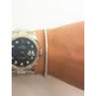 Diamond Bangle Bracelet Round Shape 14k White Gold F/VS1 0.45 TCW