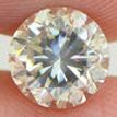 Round Diamond Solitaire Wedding Ring H VS2 Treated 14K White Gold 1.60 Carat