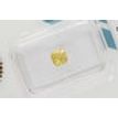 Cushion Cut Diamond Fancy Yellow 0.60 Carat SI1 IGI Certificate