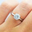 1.5 Carat Diamond Solitaire Engagement Ring D/SI2 Size 6
