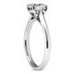 Diamond Solitaire Ring Yellow Cushion 14K White Gold SI1 1.5 Carat GIA Certified