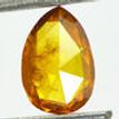 Pear Shape Diamond Fancy Orange 0.63 Carat SI2