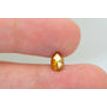 Pear Shape Diamond Fancy Orange 0.63 Carat SI2