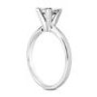 Yellow Princess Diamond Solitaire Ring 14K White Gold VS2 1.20 Carat 