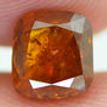 Loose Cushion Diamond Fancy Orange 1.31 Carat SI2