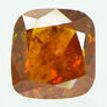 Loose Cushion Diamond Fancy Orange 1.31 Carat SI2