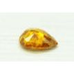 Pear Diamond Fancy Orange Color 0.72 Carat 