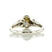 Three-Stone Diamond Engagement Ring Fancy Brown Oval 14K White Gold 1.17 TCW