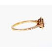 Rose Gold Halo Diamond Engagement Ring Round Fancy Brown 1.12 TCW