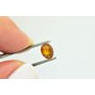 Oval Fancy Orange Diamond 0.80 Carat SI2