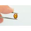 Oval Fancy Orange Diamond 0.80 Carat SI2