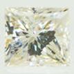 Princess Diamond Solitaire Pendant Necklace Treated 14K Rose Gold G SI1 0.99 CT