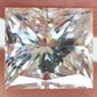 Princess Diamond Solitaire Bridal Pendant 14K White Gold G SI1 0.99 CT