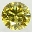 Round Diamond Fancy Yellow Color 1.02 Carat VS2
