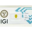 Oval Shape Diamond Fancy Yellow 1.00 Carat SI2 IGI Certified