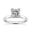 Princess Diamond Engagement Ring G SI1 14K White Gold 0.99 Carat