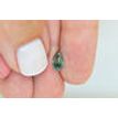 Blue Pear Shape Diamond Solitaire Ring Treated Real 14K Rose Gold SI1 1.02 Carat