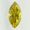 Yellow Marquise Diamond Solitaire Ring 14K Yellow Gold VS1 1 Carat