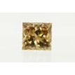 Princess Diamond Solitaire Wedding Ring Brown 14K Yellow Gold 1 Carat 
