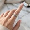 Split Shank Halo Engagement Ring Fancy Brown Rose Cut Round 14K White Gold 1.42 TCW