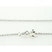 Black Diamond Solitaire Pendant Necklace Round IGI 14K White Gold 1.31 Carat